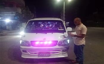 استمرار الحملات المسائية بالقصير لمتابعة خطوط سير سيارات الأجرة.. وتحرير 6 مخالفات خلال حملة اليوم