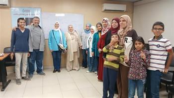 جلسة تفاعلية حول تنظيم المشاعر والصحة النفسية في صالون "افتح قلبك" بمكتبة 6 أكتوبر العامة