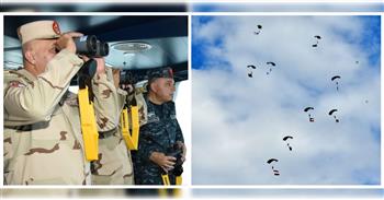 الفريق أول عبد المجيد صقر يشهد تنفيذ المرحلة الرئيسية للتدريب المشترك " ميدوزا -14"