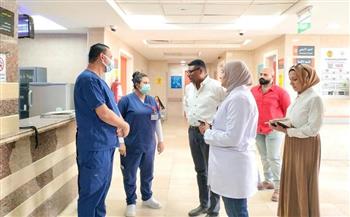 وكيل صحة البحر الاحمر يتفقد مستشفى الحميات بالغردقة 