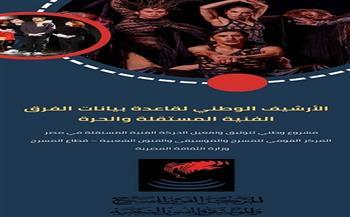الثقافة تطلق مشروع "الأرشيف الوطني لدعم الفرق والمهرجانات المستقلة"
