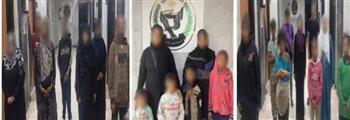 القبض على 10 متهمين باستغلال الأطفال في أعمال التسول بالجيزة