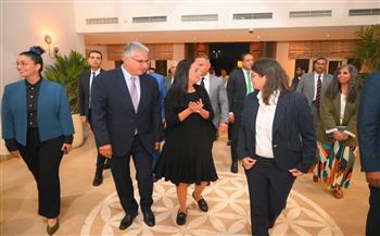 وزيرة التضامن الاجتماعي تتفقد مؤسسة الحمل الصغير بمدينة العبور