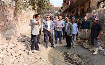 محافظ المنوفية يتفقد الموقف التنفيذى لأعمال تطوير ورفع كفاءة نفق البساتين بحي غرب شبين الكوم