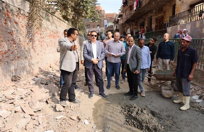 محافظ المنوفية يتفقد الموقف التنفيذى لأعمال تطوير ورفع كفاءة نفق البساتين بحي غرب شبين الكوم