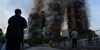 ارتفاع عدد ضحايا حريق المجمع السكني بهونج كونج إلى 36 قتيلا