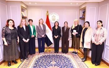 وزيرة التضامن الاجتماعي تلتقي ممثلة الاتحاد الأوروبي لحقوق الإنسان