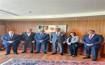 ‎رئيس هيئة الاستثمار يلتقي رئيس رابطة رجال الأعمال القطريين