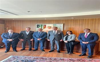 ‎رئيس هيئة الاستثمار يلتقي رئيس رابطة رجال الأعمال القطريين  