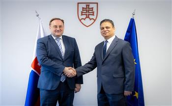 السفير المصرى في سلوفاكيا يلتقي مع وزير الدولة بوزارة الاقتصاد