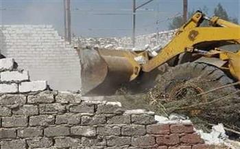 إزالة 17 حالة تعد على أراض زراعية وأملاك دولة بالشرقية