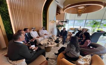 رئيس هيئة الاستثمار يبحث مع شركات قطرية تعزيز التعاون وجذب استثمارات جديدة