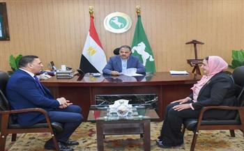 محافظ الشرقية يستقبل وكيلة وزارة الشباب والرياضة متمنيا لها التوفيق والسداد