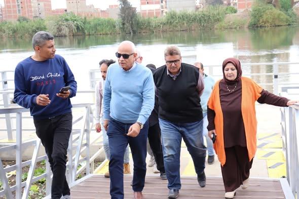 رئيس مياه الدقهلية يتفقد محطتي رفع جزيرة الورد ومحمد فتحي بغرب المنصورة