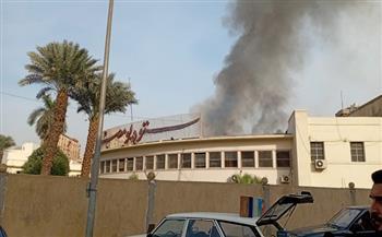 اندلاع حريق كبير في استديو مصر والحماية المدنية تحاول السيطرة عليه