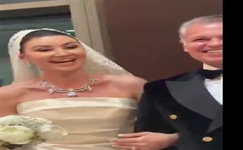 زفة مصرية تخطف الأنظار.. سهير جودة تنشر أول فيديو من حفل زفاف أروى جودة