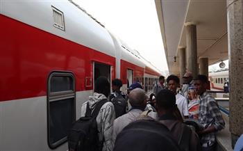 سكك حديد مصر تواصل نقل الاشقاء السودانيين عبر الرحلة الـ35 لقطارات "العودة الطوعية"  