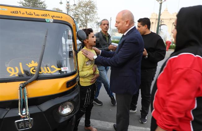 محافظ القاهرة يتخذ إجراءات فورية ضد مركبات التوك توك التي يقودها أطفال في حدائق القبة 