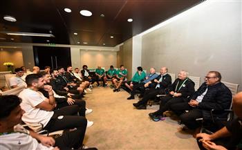 أبو ريدة يحفز لاعبي المنتخب المشاركين في كأس العرب