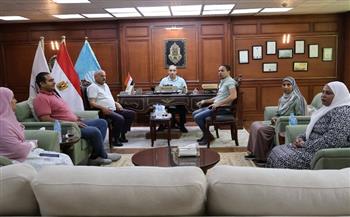 رئيس مدينة الغردقة يبحث إنشاء 3 محطات صرف صحي جديدة 