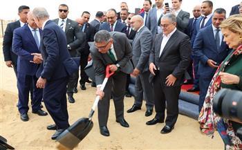 محافظ الجيزة يشهد وضع حجر الأساس لمصنع مجموعة المنصور للسيارات بمدينة السادس من أكتوبر