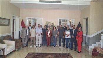 السفيرة المصرية في مالاوي تلتقي رموز الجالية