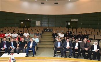 وزير الشباب والرياضة ورئيس اللجنة الأوليمبية المصرية يلتقيان أبطال رفع الأثقال لبحث سبل دعمهم  