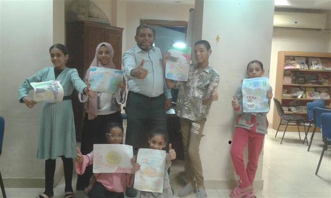 أنامل ذهبية في ورشة فنية للأطفال بقصر ثقافة أسيوط