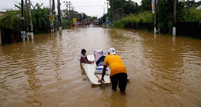 الفيضانات في سريلانكا تحصد أرواح ما يقرب من 200 شخص