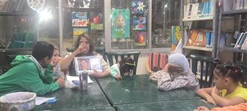 ورش فنون تشكيلية لتنمية مهارات الأطفال بمكتبة الشيخ زايد الثقافية