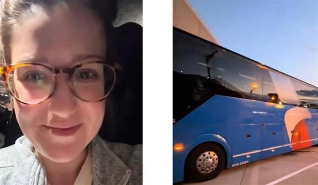 أمريكية في صدمة.. حجزت تذكرة طيران وفوجئت أن رحلتها بالحافلة