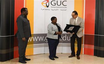 رئيسة وزراء أوغندا تزور الجامعة الألمانية في القاهرة لبحث آفاق التعاون الأكاديمي