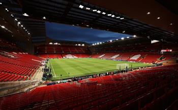 دوري أبطال أوروبا.. ملعب أنفيلد يتزين لاستضافة مباراة ريال مدريد وليفربول