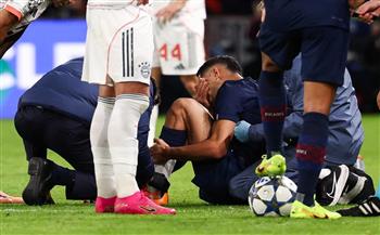 دوري أبطال أوروبا.. أشرف حكيمي يتعرض لإصابة خطيرة أمام بايرن ميونخ