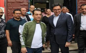 وزير الثقافة يتفقد المسرح القومي للطفل “مسرح عبد المنعم مدبولي” بالعتبة