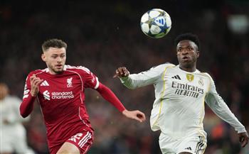 دوري أبطال أوروبا.. 15 دقيقة بدون أهداف بين ريال مدريد وليفربول