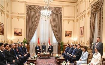 رئيس مجلس النواب يستقبل رئيس جمهورية قيرغيزستان