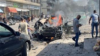 استشهاد وإصابة لبنانيين اثنين في غارة إسرائيلية على طريق عام برج رحال