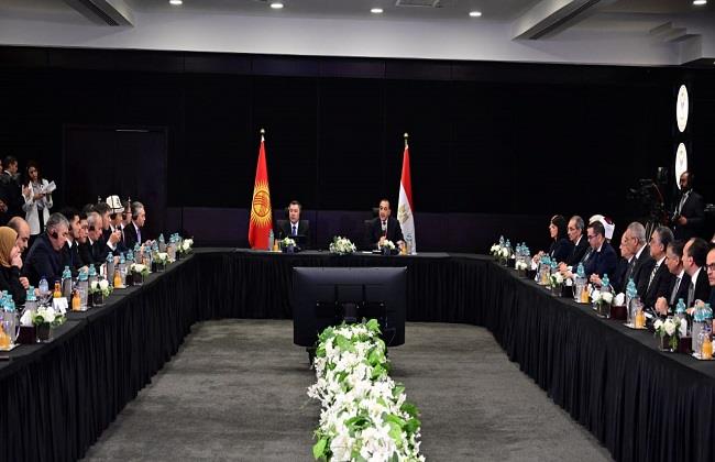 رئيس الوزراء: مصر كانت من أوائل الدول التي اعترفت باستقلال الجمهورية القيرغيزية