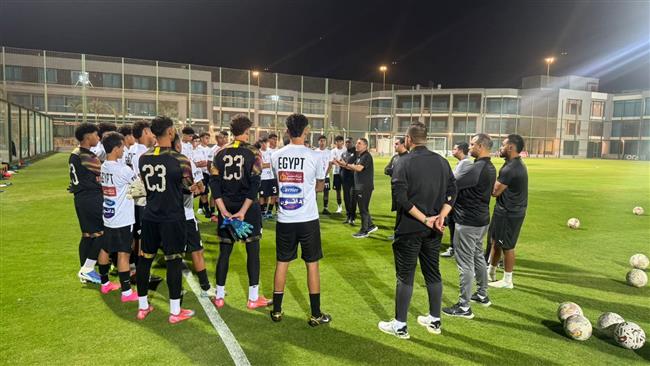 منتخب مصر للناشئين 2009 يواصل استعداداته لمواجهتي الأردن