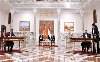 الرئيس السيسي ورئيس قيرغيزستان يشهدان التوقيع على عدد من الاتفاقيات بين البلدين