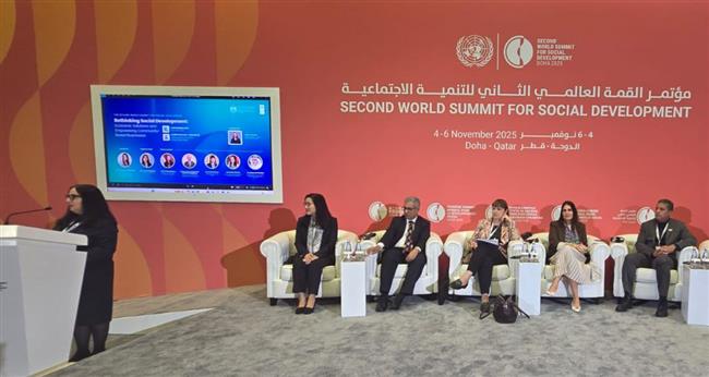 التضامن الاجتماعي تشارك في جلسة التحول من النمو إلى العدالة الاجتماعية