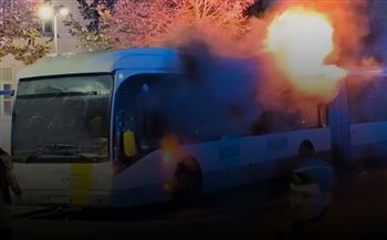 دوري أبطال أوروبا.. اندلاع حريق في حافلة لمشجعي برشلونة قبل لقاء كلوب بروج
