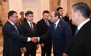 الرئيس السيسي يثمن قرار جمهورية قرغيزيا افتتاح سفارة لها في القاهرة