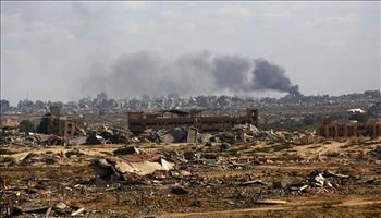  قوات الاحتلال تنفذ عمليات نسف شرقي مدينة خان يونس جنوبي غزة