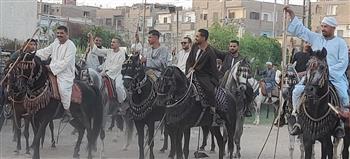 انطلاق الألعاب الشعبية  بمهرجان قنا للفنون والحرف التراثية 