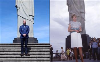 بعد 34 عامًا.. الأمير ويليام يحيي ذكرى والدته بصورة من نفس المكان