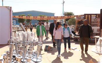 نائب محافظ الجيزة تتفقد الاستعدادات الجارية لإقامة مهرجان التمور الثامن بالواحات البحرية