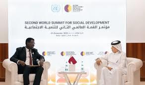 وزير الدولة للتعاون الدولي القطري تجتمع مع وزير الخارجية والتعاون الدولي بجمهورية جنوب السودان