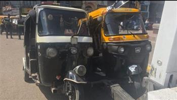 حظر سير التوكتوك بالشوارع والمحاور الرئيسية في القاهرة 